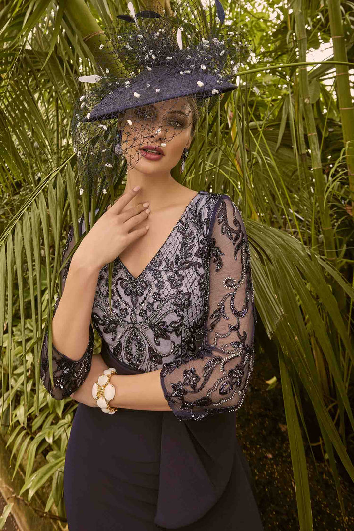 Veni Infantino 992250 Navy/Ivory Dress