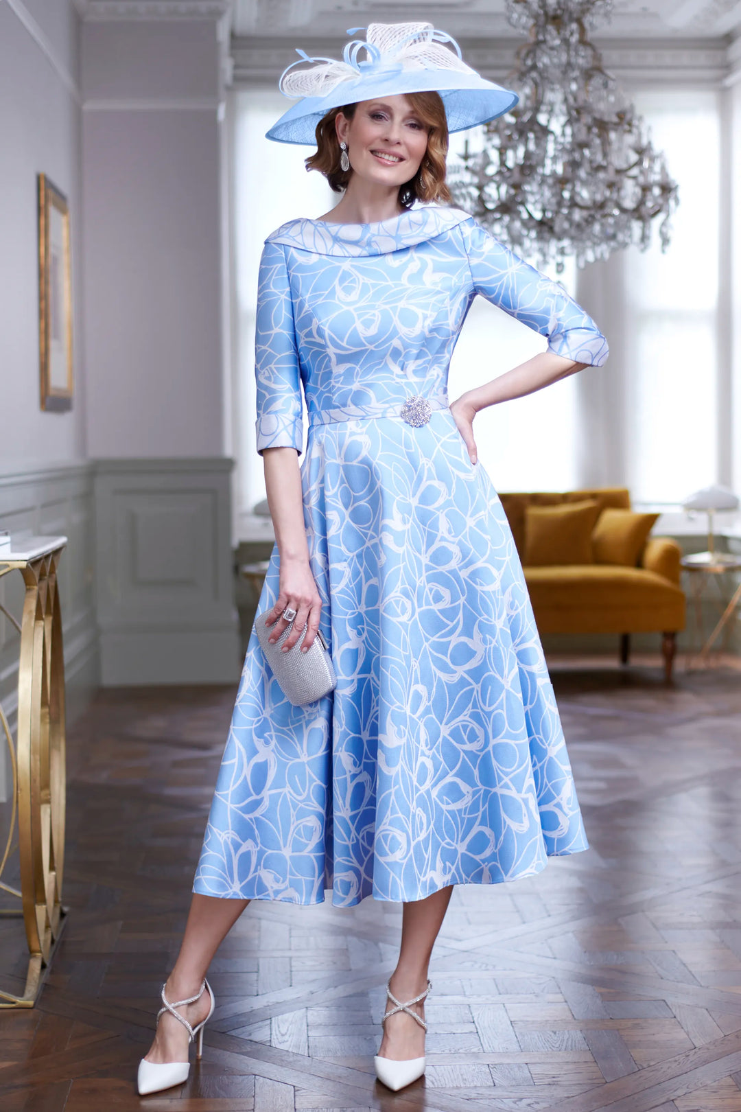 Condici 11420 Lavinia Cornflower Dress