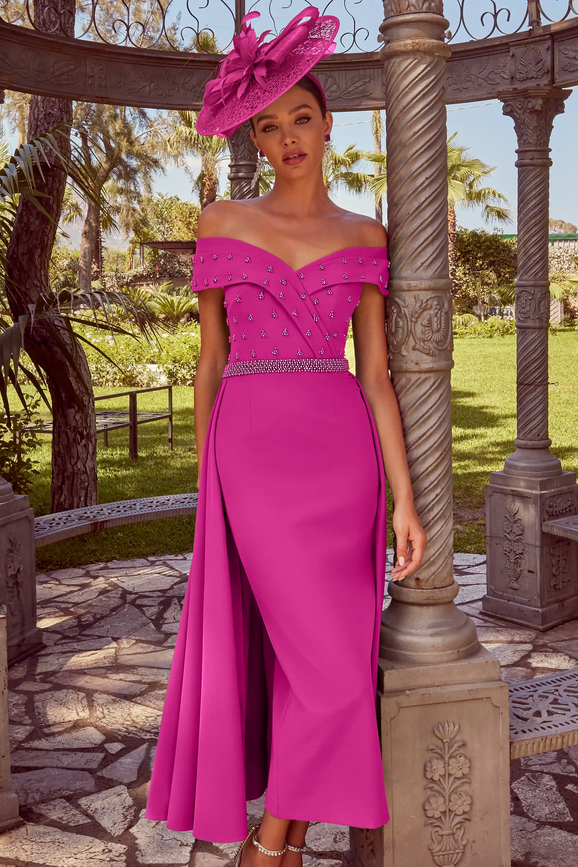 magenta dresses Veni Infantino 992459 Magenta Dress – ginasmartboutique