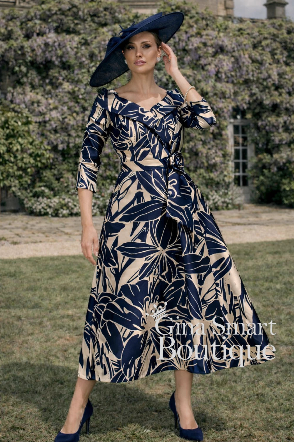 Veni Infantino 992761 Navy/Champagne Dress Veni Infantino 992761 Navy/Champagne Dress