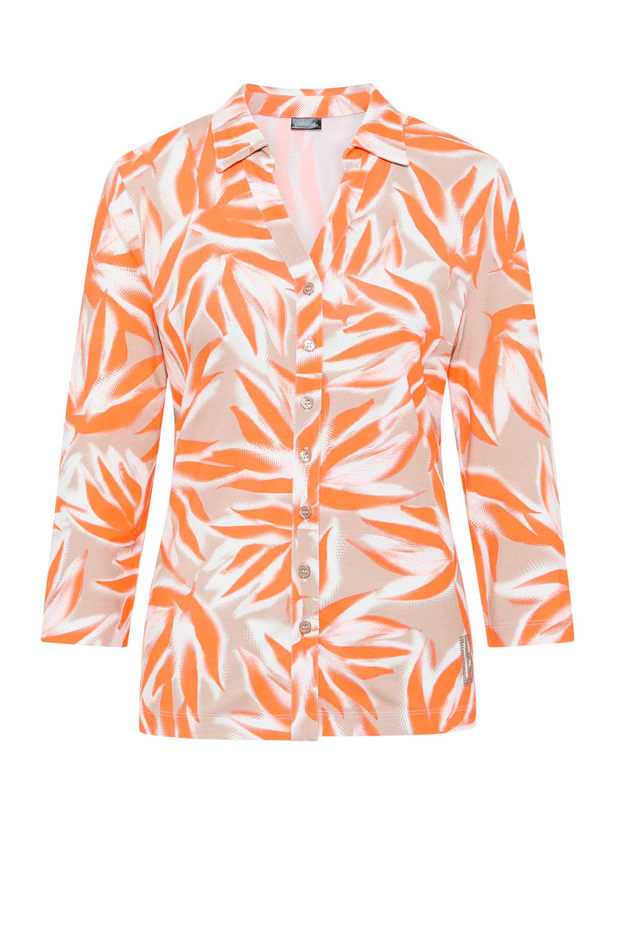 Barbara Lebek Line Pattern Shirt