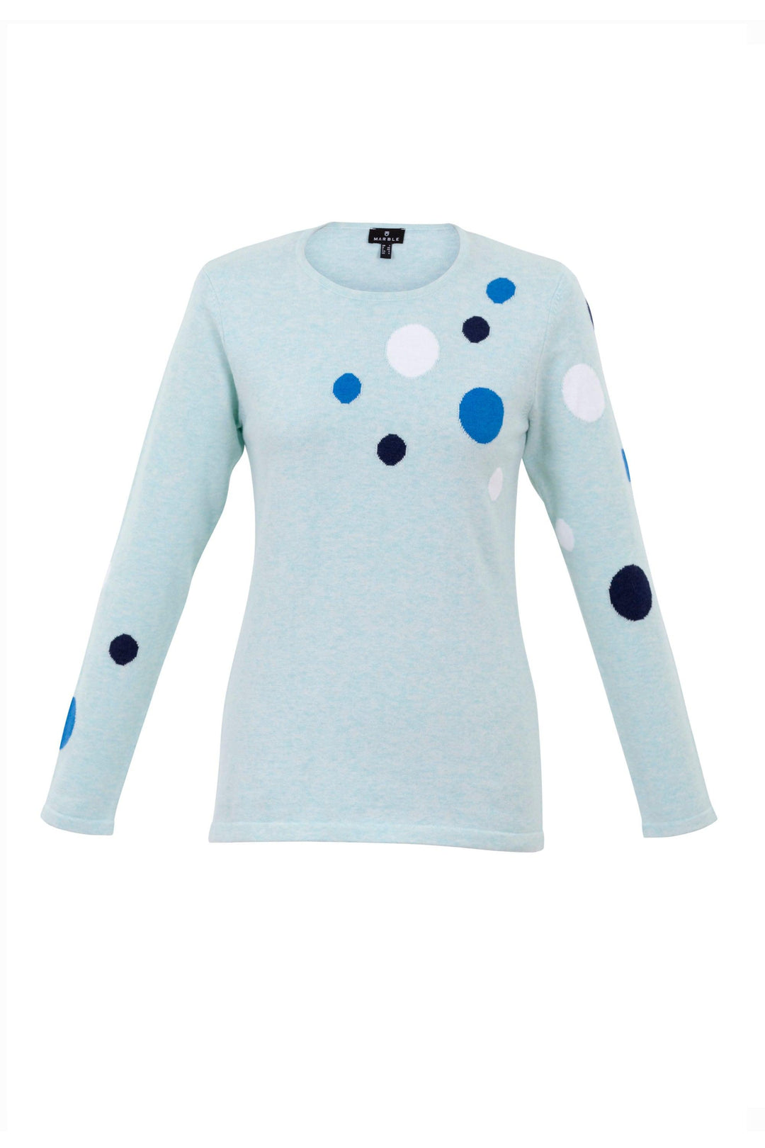 Marble Jumper Style 7018-202 - Jumper Aqua, Jumper, New, SS23 ginasmartboutique