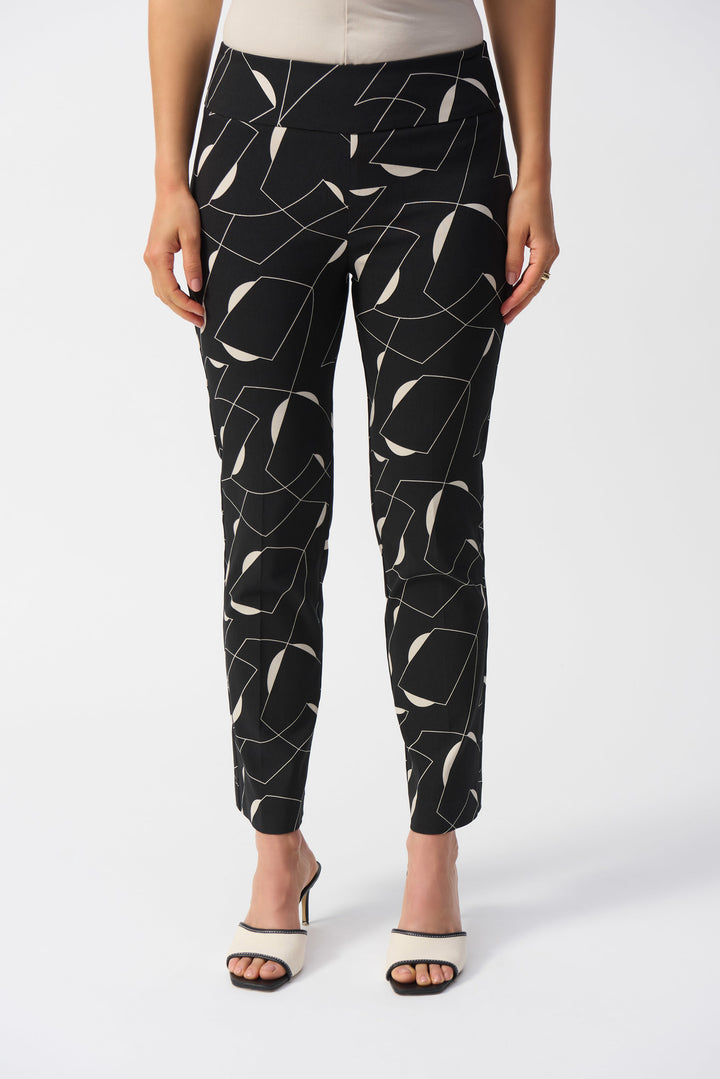 Joseph Ribkoff Moonstone/Black Trouser Style 251219-3866
