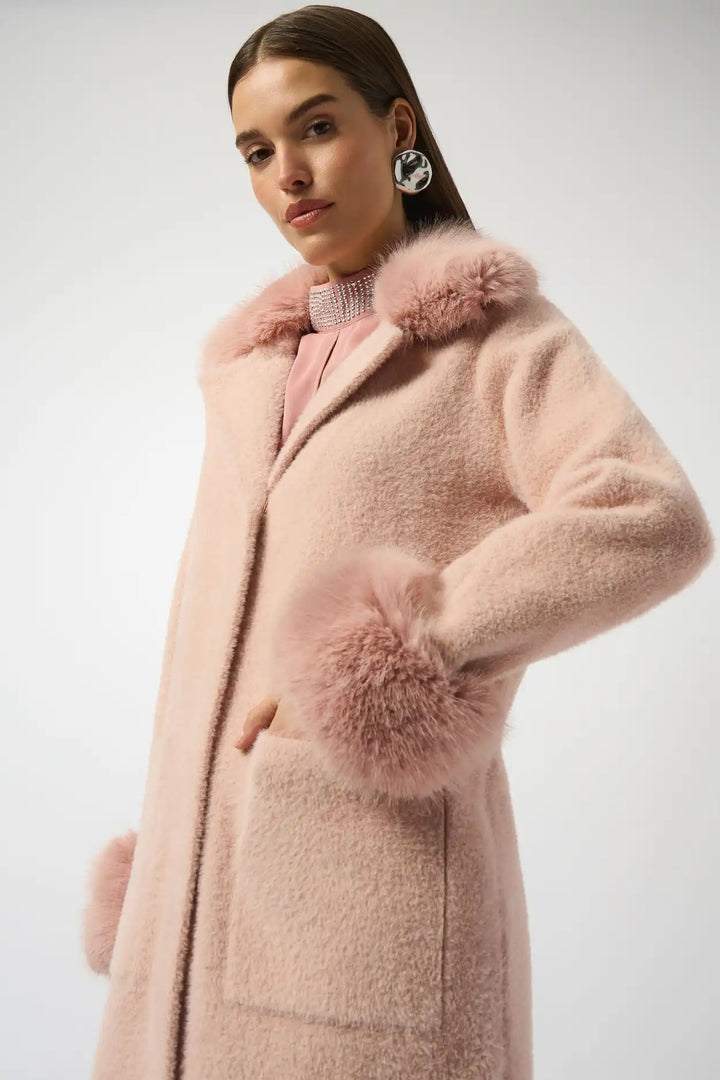 Joseph Ribkoff Rose Coat Style 243923F25-3647