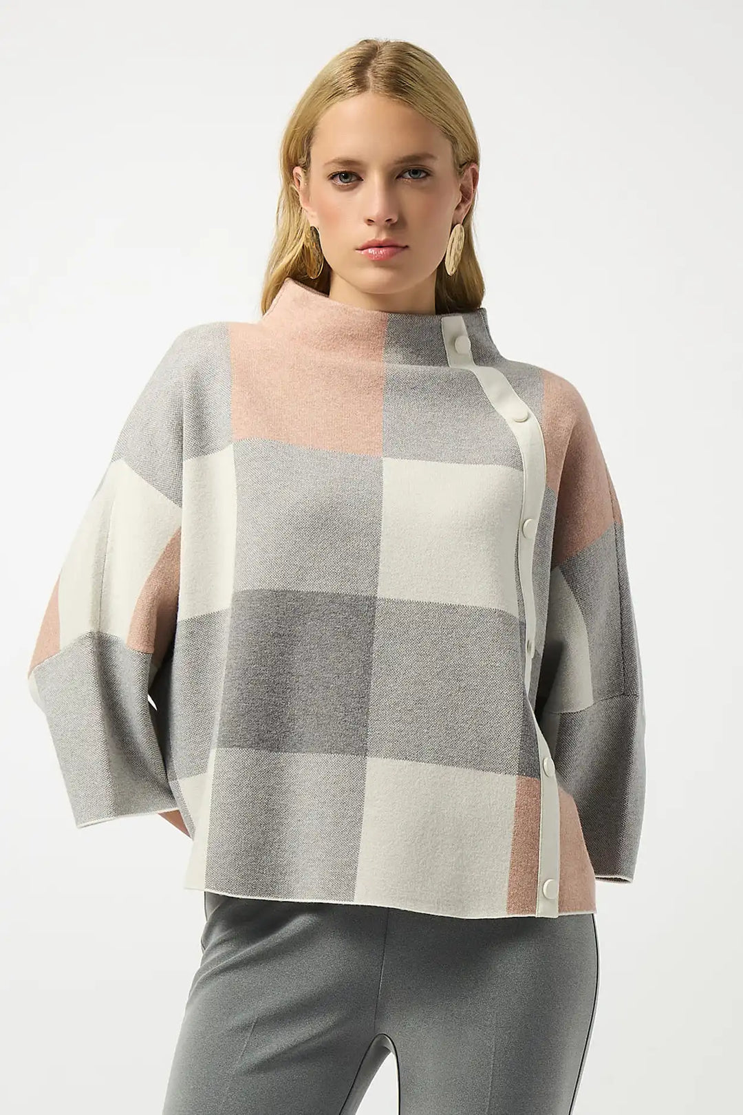 Joseph Ribkoff Rose/Multi Coloured Top Style 243948F25-4428