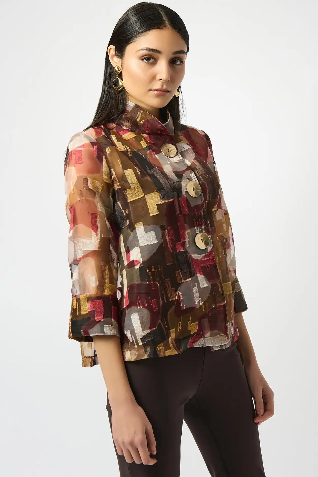 Joseph Ribkoff Multi Coloured Two Piece Top Style 253163-3759