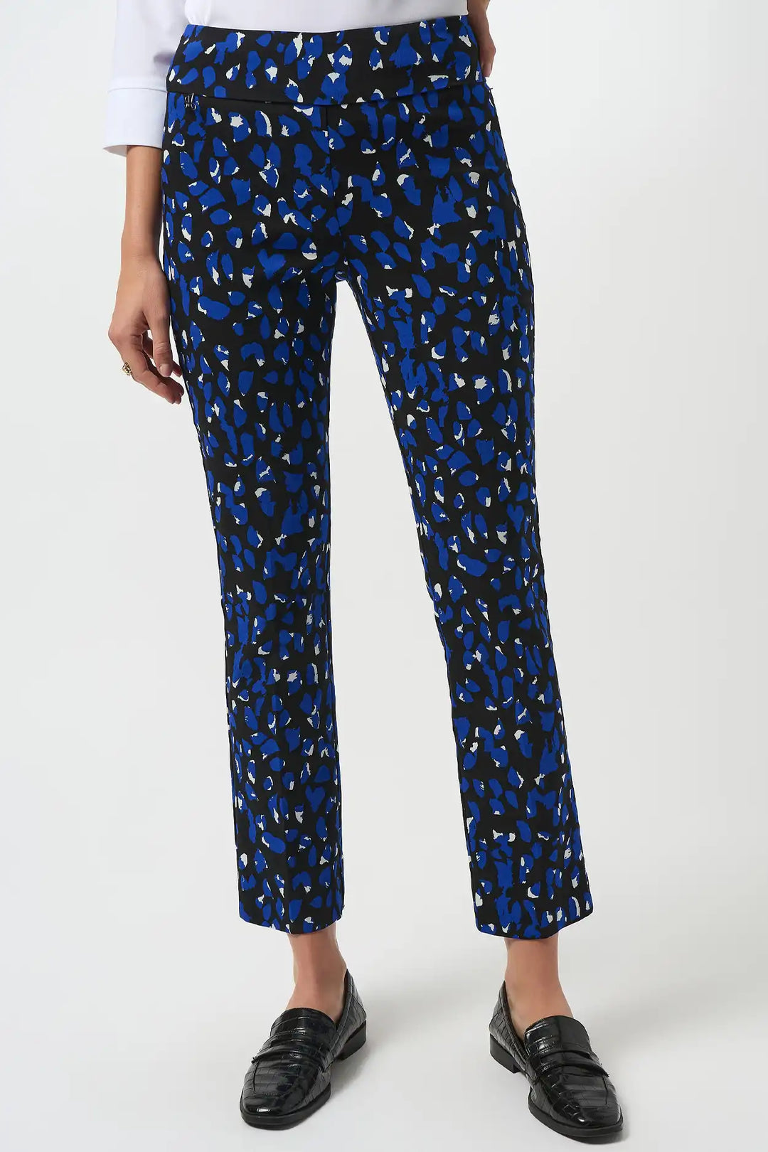 Joseph Ribkoff Black/Royal Sapphire Trouser Style 253268-2932