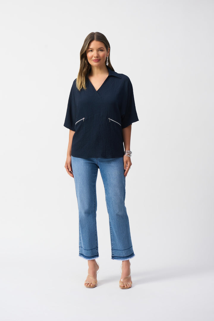 Joseph Ribkoff Midnight Blue Top Style 251165-2166