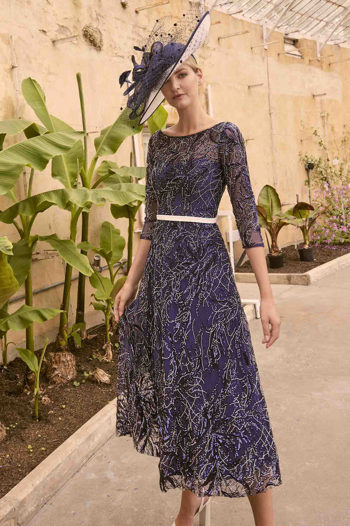 Veni Infantino 992258 Navy/Ivory Dress