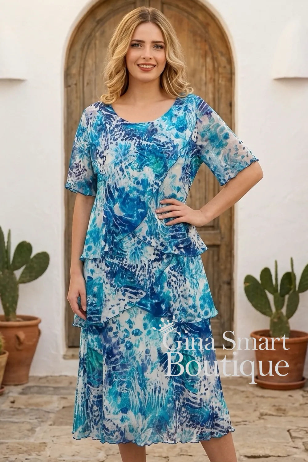 Allison 4797 Blue Turquoise 35 Dress
