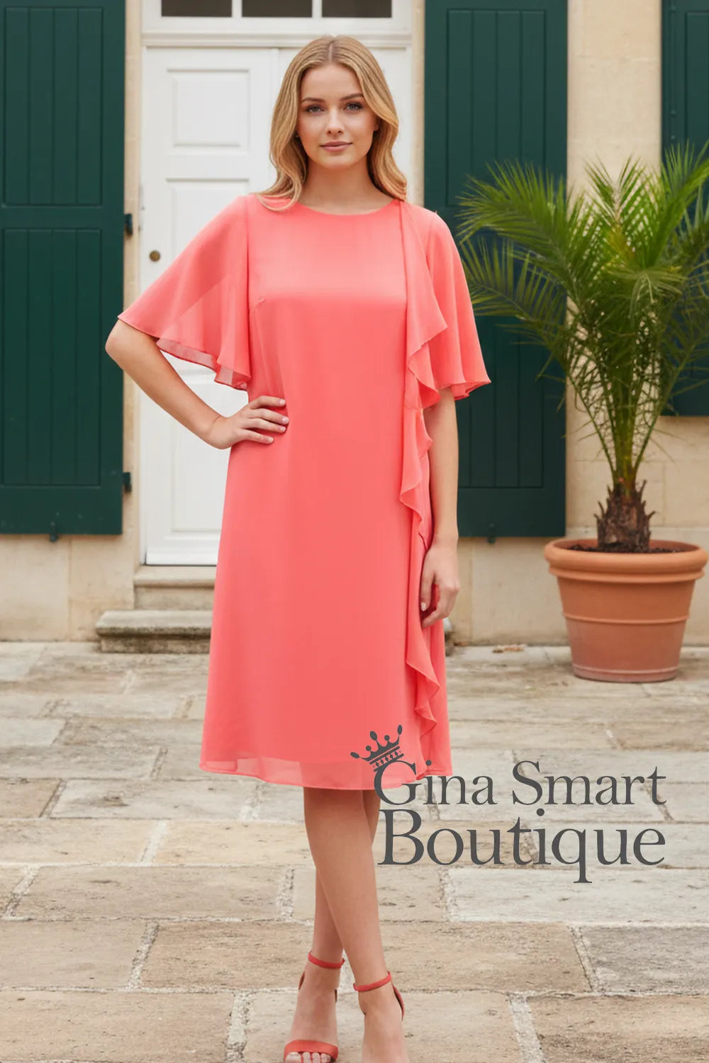 Allison 4897 Colour Orange Dress