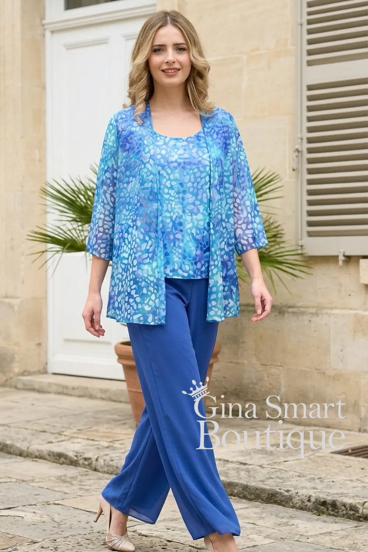 Allison 511122 Sky Blue 48 Three Piece Set