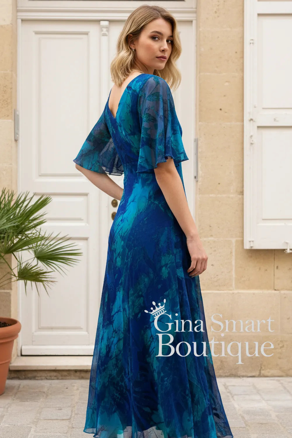 Allison 6160 Royal Blue 38 Dress