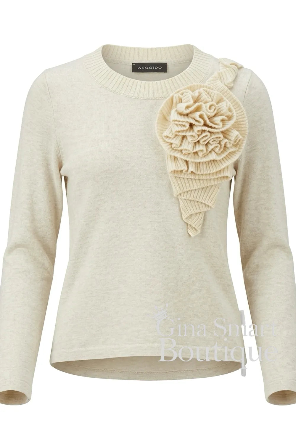 Arggido Cream Sweater Style 21036