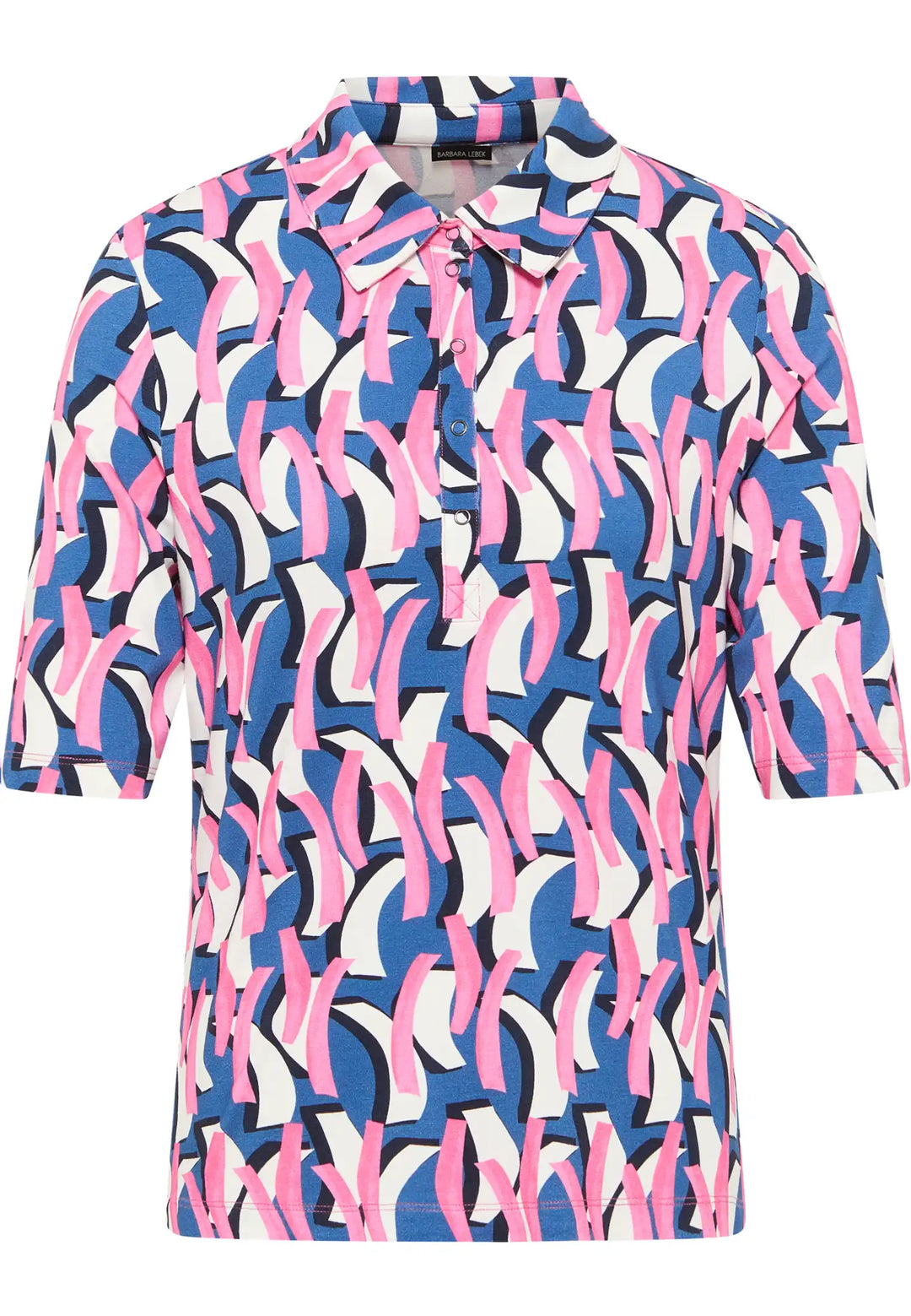 Barbara Lebek Animal Print Top Navy 61500062-870 main image 1