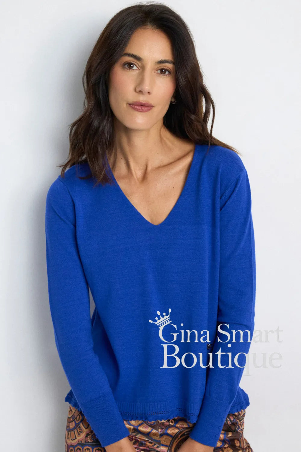 Bariloche Royal Blue Knit - Style Mancor