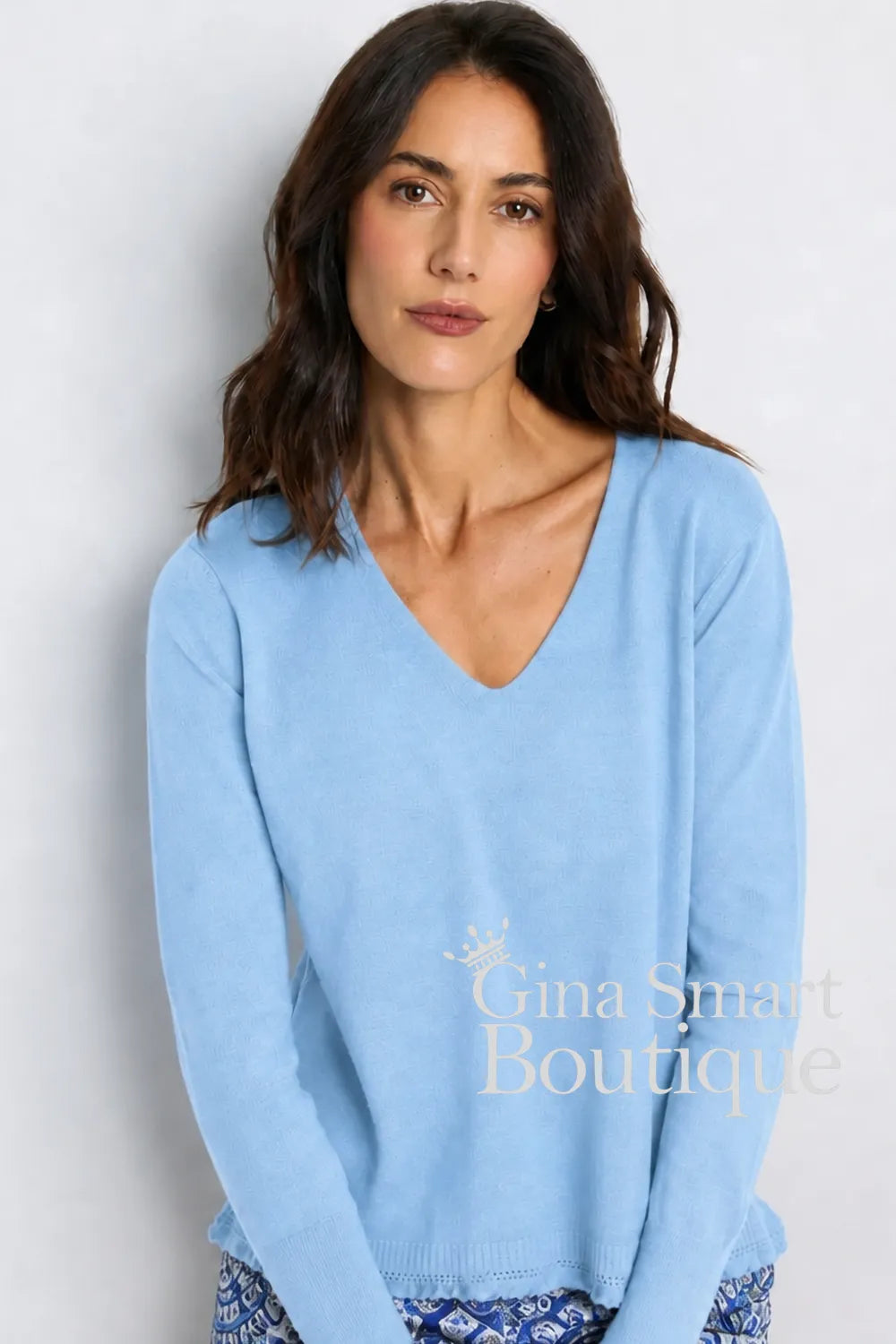 Bariloche Powder Blue Knit - Style Mancor