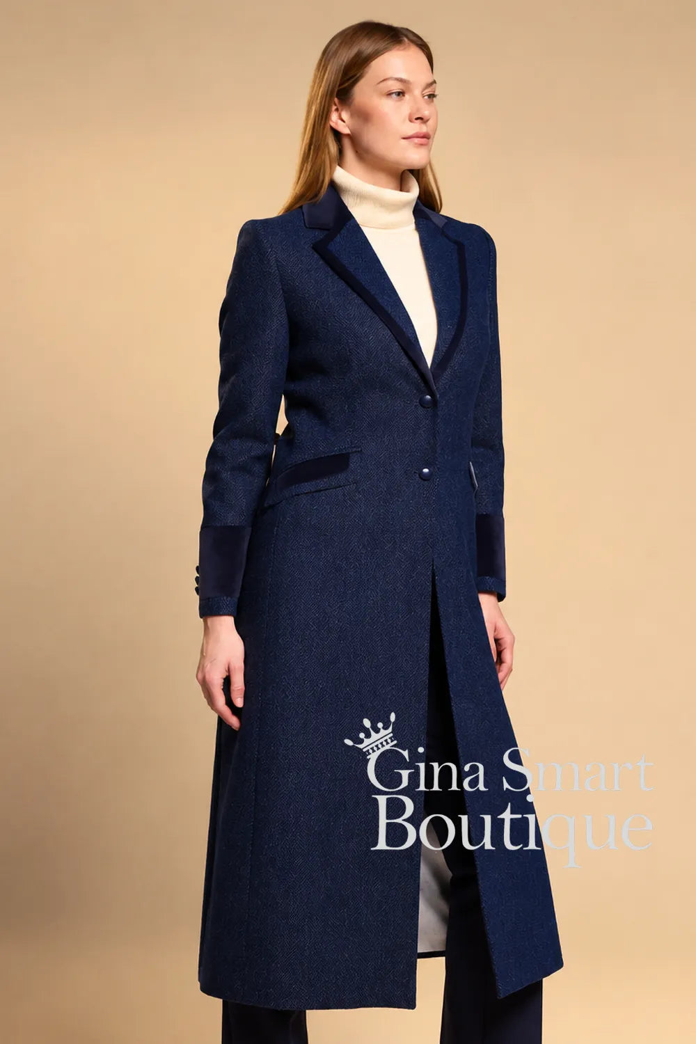 Bariloche Navy Coat - Style Tarento
