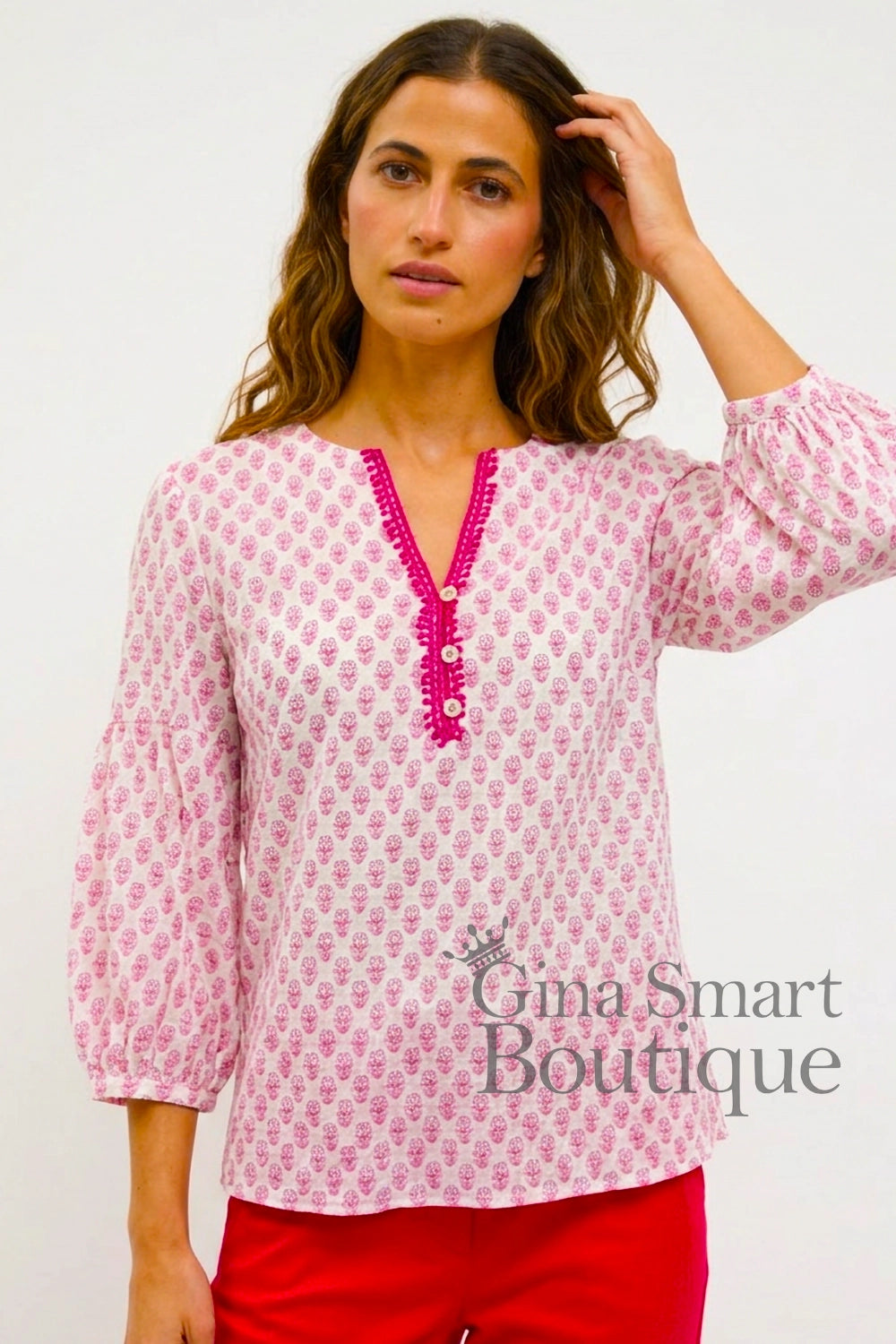 Bariloche Tulipan Blouse - Rosa