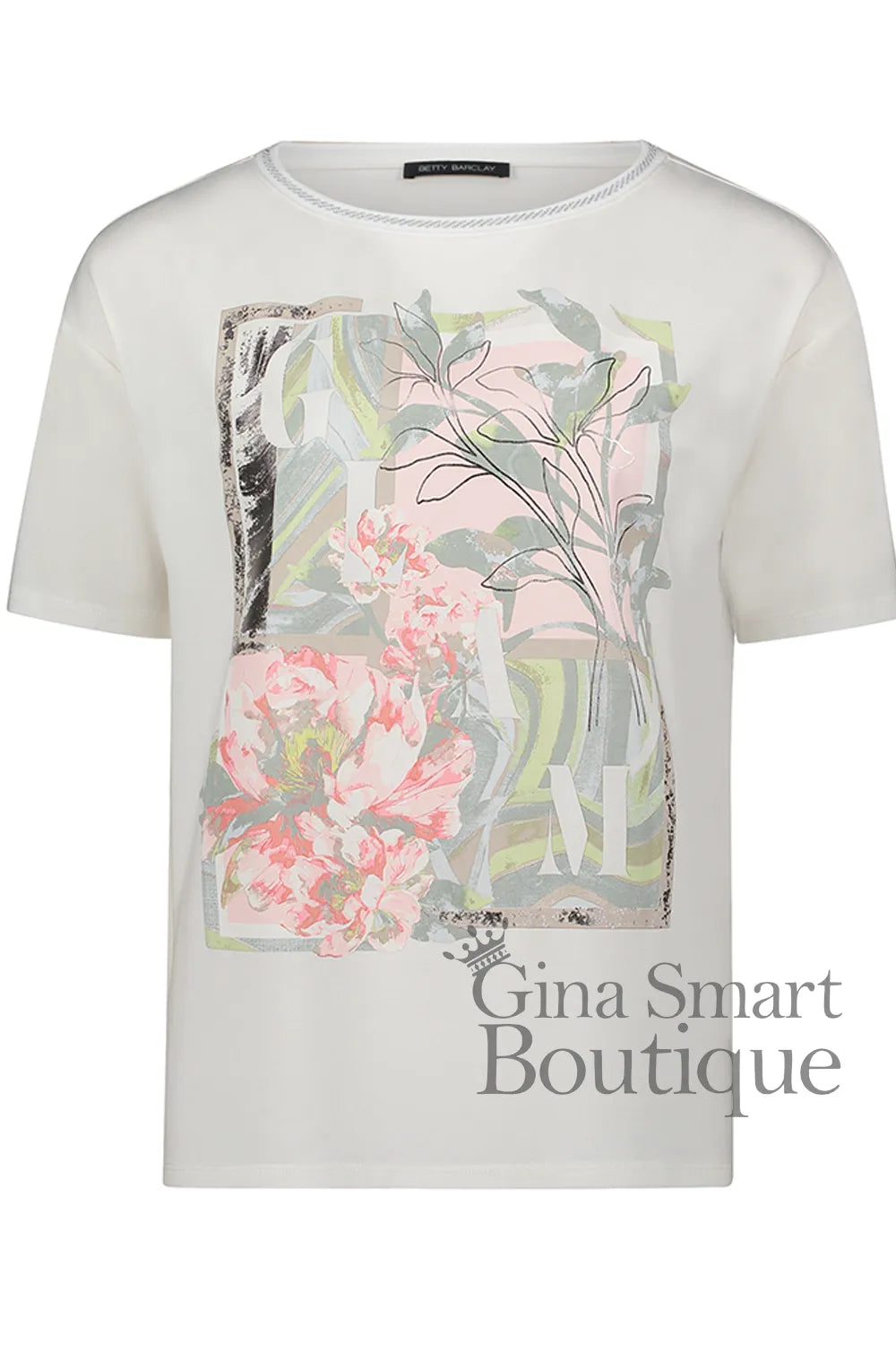 Betty Barclay Shirt Style 27771818-1951 Patch Cream/Green
