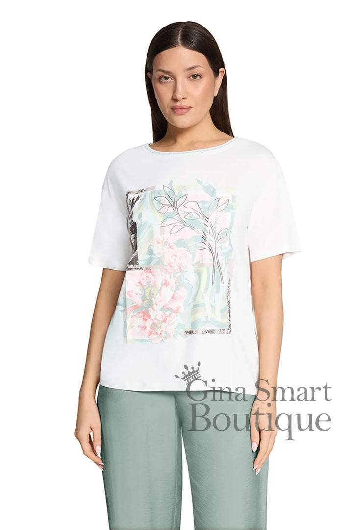 Betty Barclay Shirt Style 27771818-1951 Patch Cream/Green