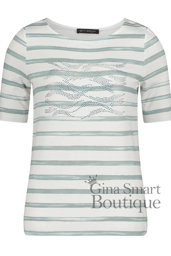 Betty Barclay Shirt Style 28081925-1809 Cream/Mint