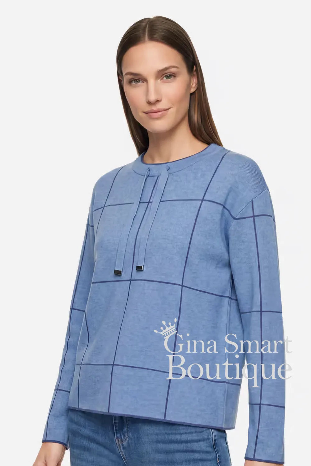 Betty Barclay Blue Sweater Style 5333-8026