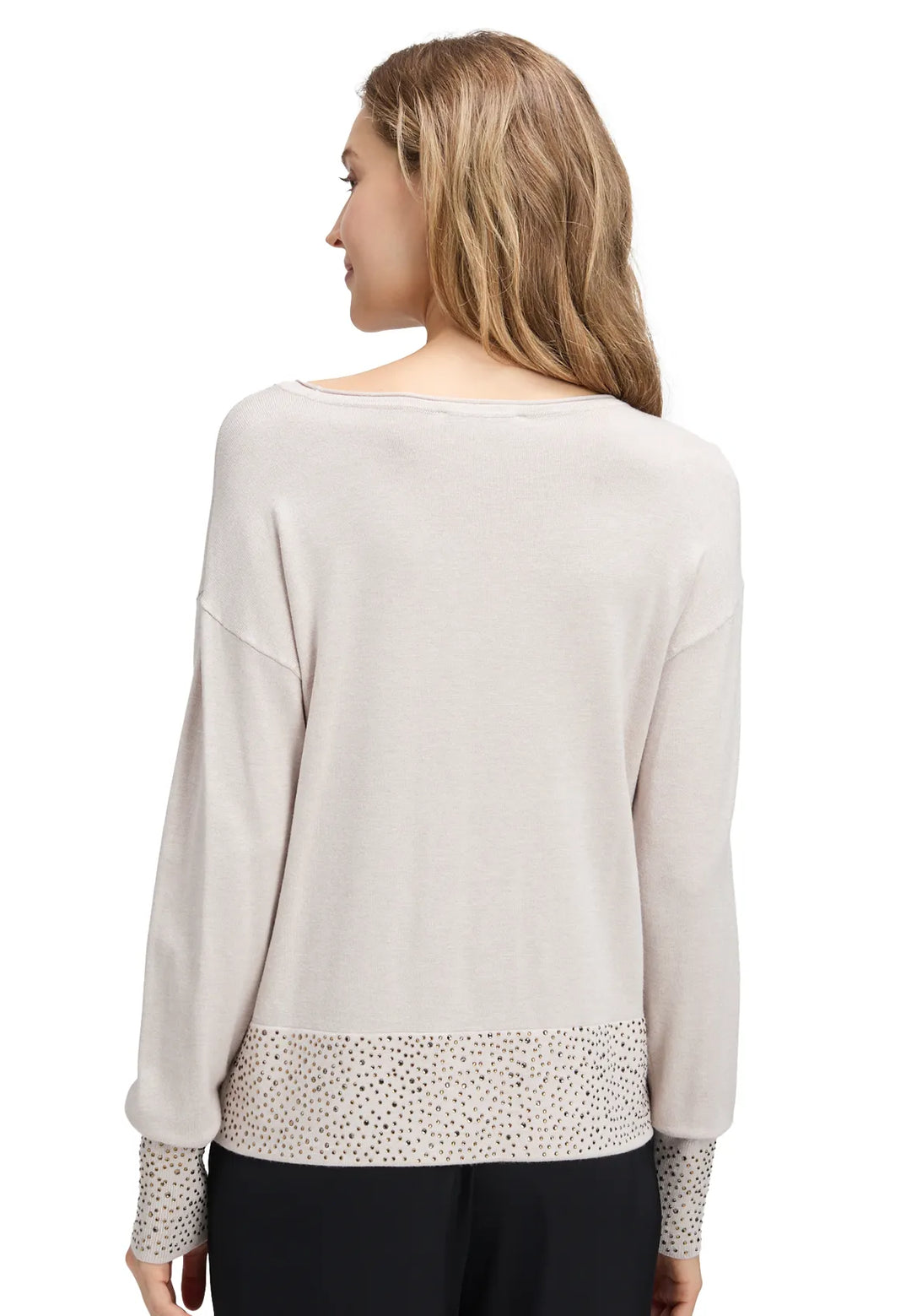 Betty Barclay Knit Sweater with Rhinestones 5335-1036-7705