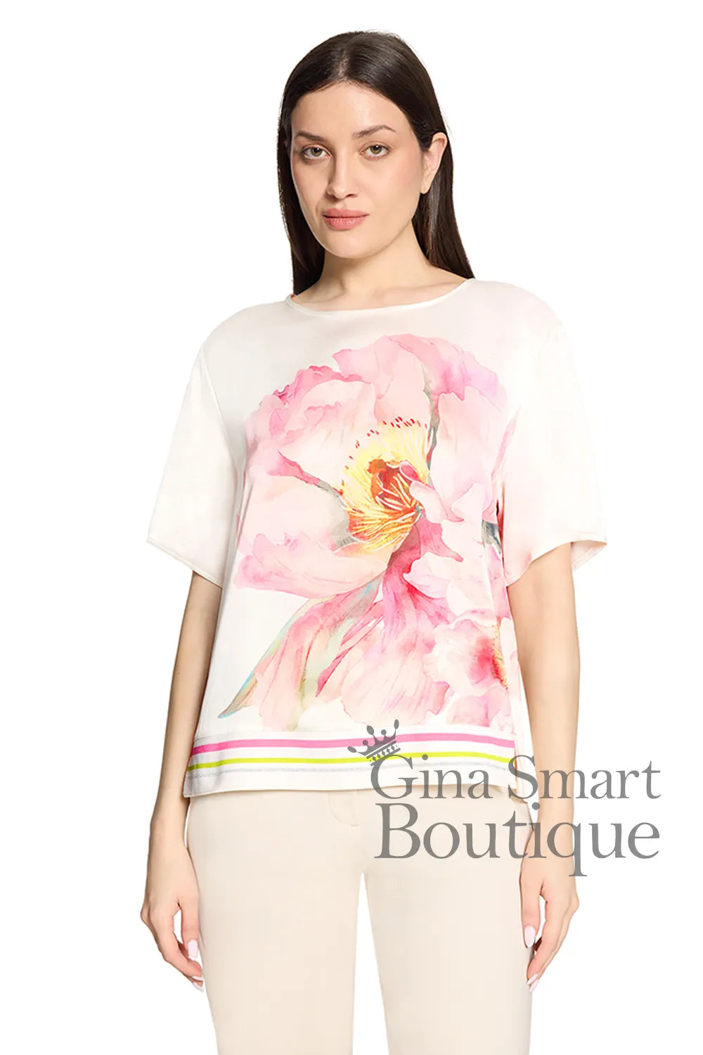 Betty Barclay Blouse Style 80301847-1945 Patch Cream/Rosé