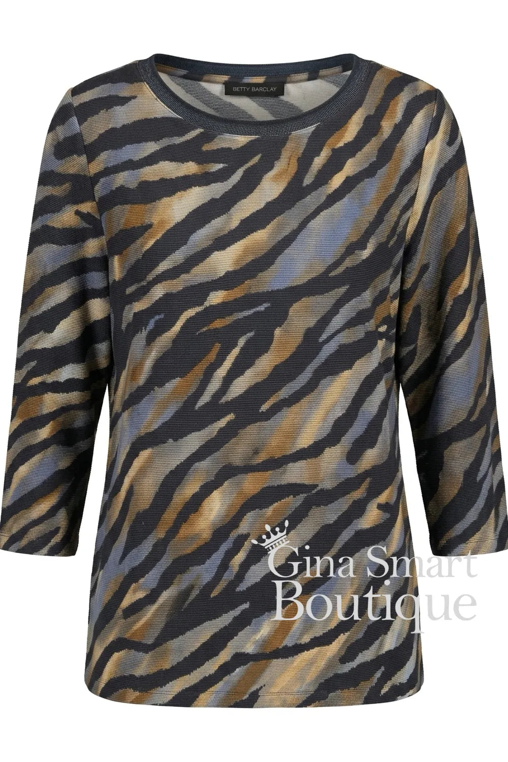 Betty Barclay Tiger Print Sweatshirt Style 20041848