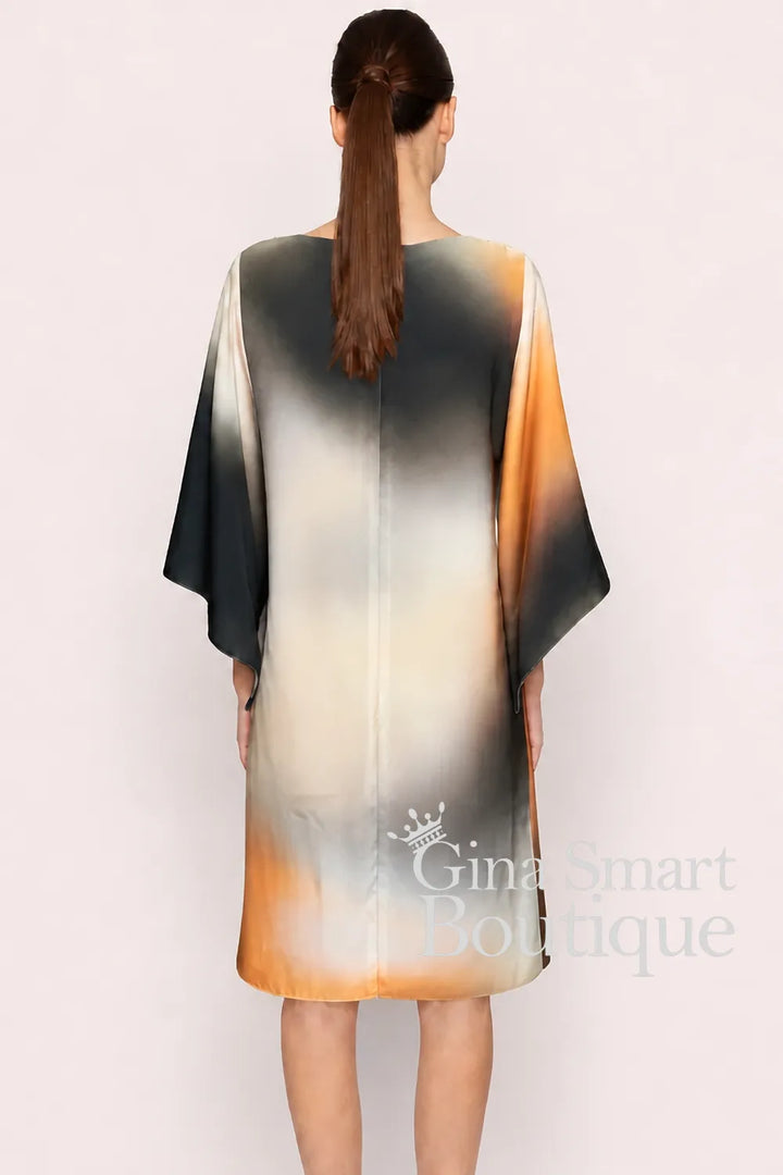 Carla Ruiz Ombre Kaftan Dress Style 53146