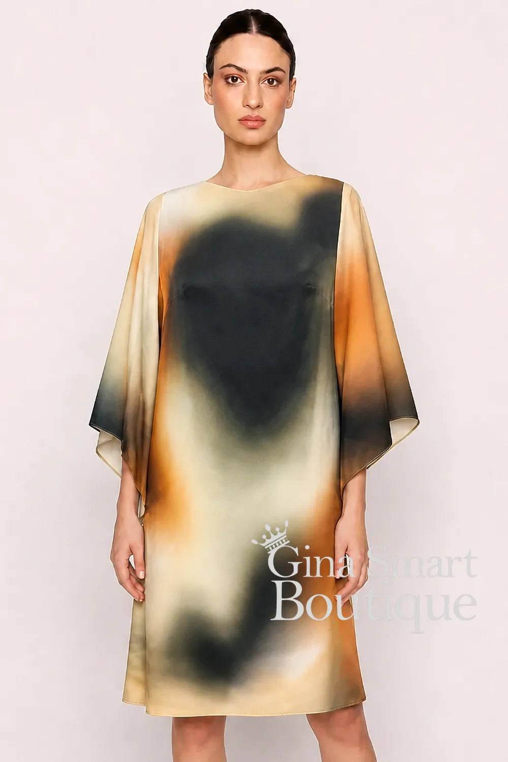 Carla Ruiz Ombre Kaftan Dress Style 53146