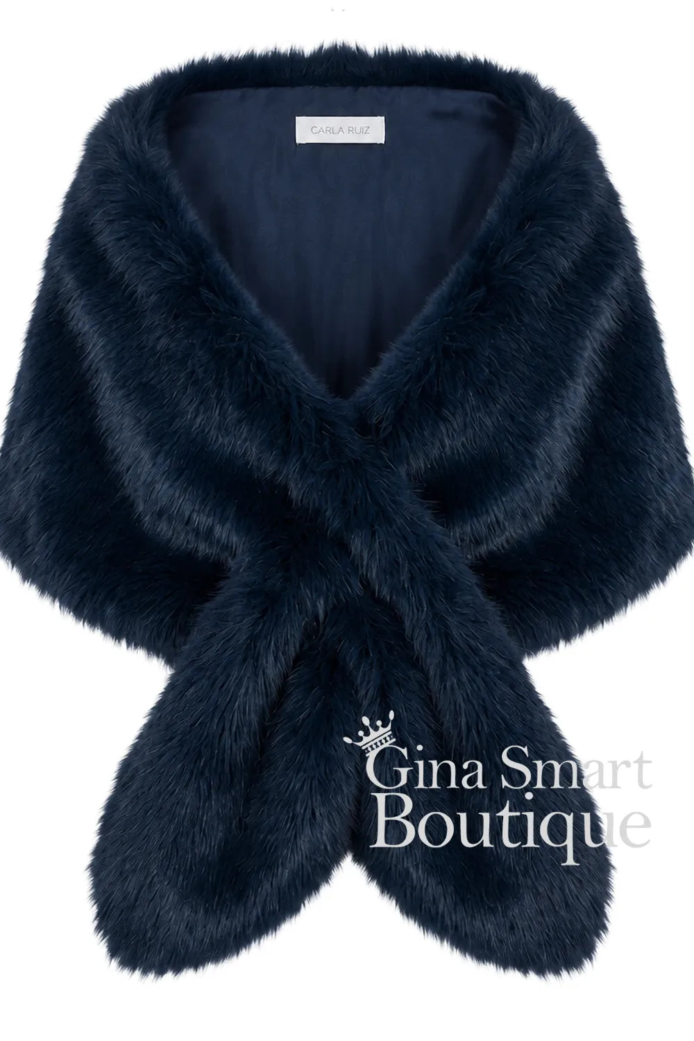 Carla Ruiz Navy Stole - Style 53161N