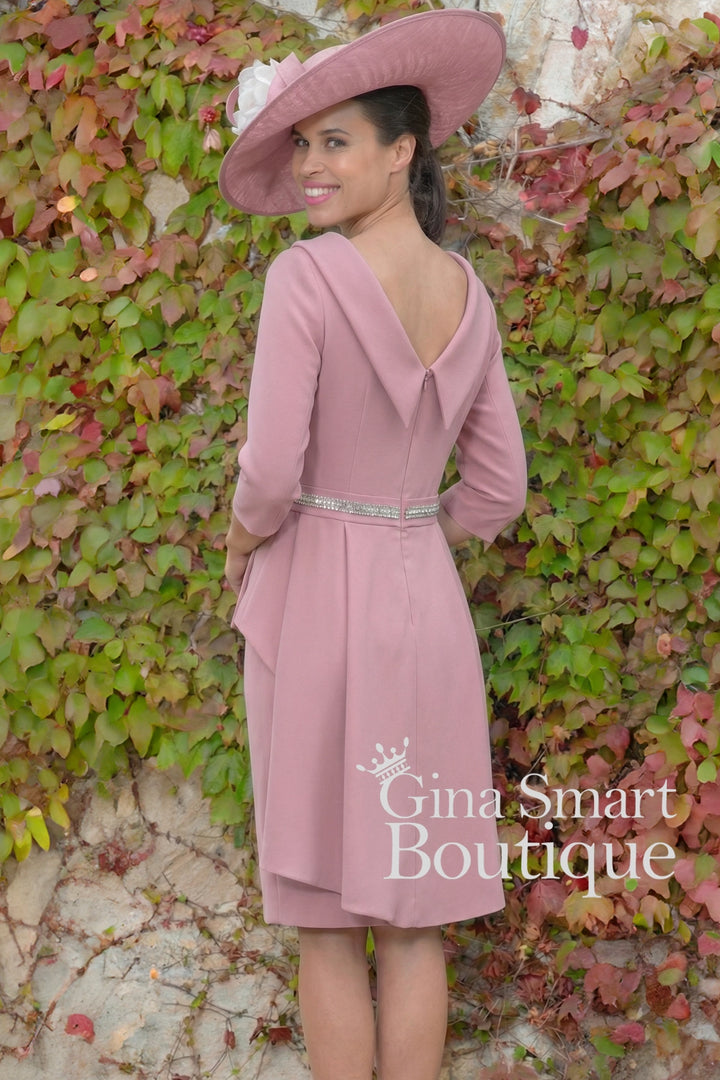 Carmen Melero Style 8455 Blush Dress NON RETURNABLE