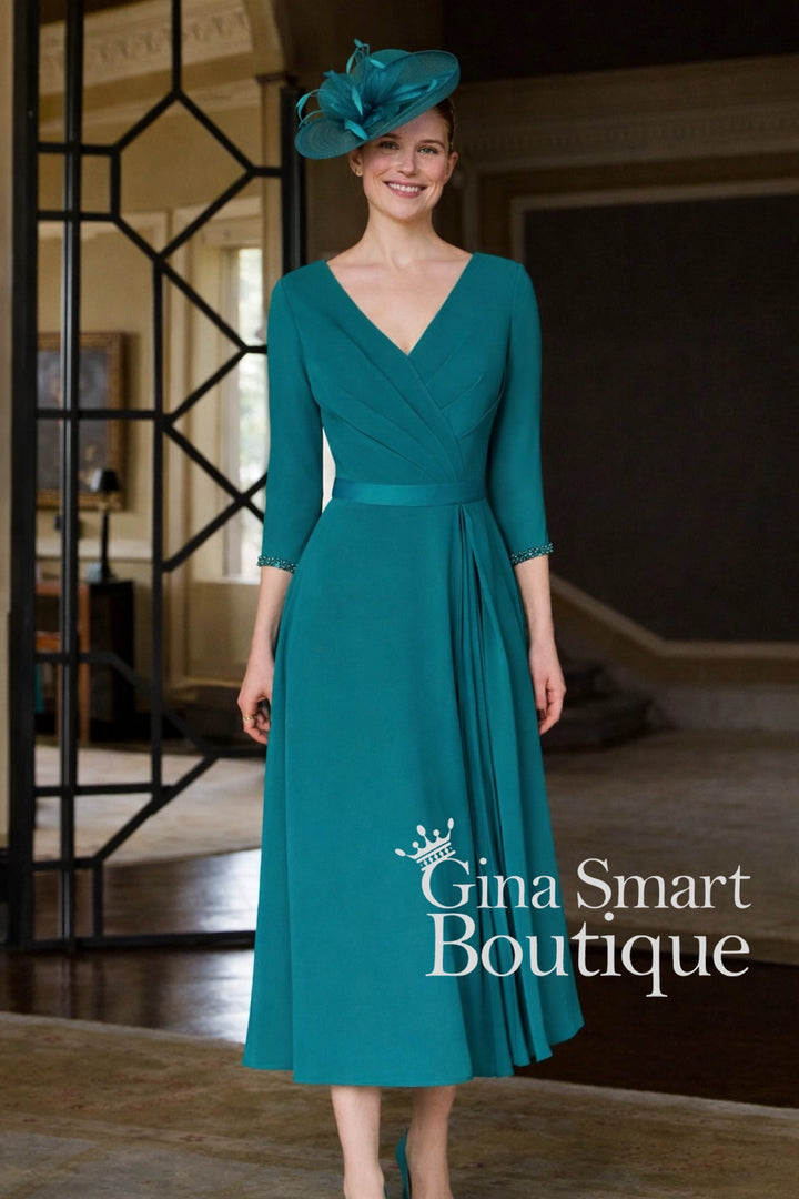 Couture Club by Rosa Clara 1GE5 Dark Jade Dress
