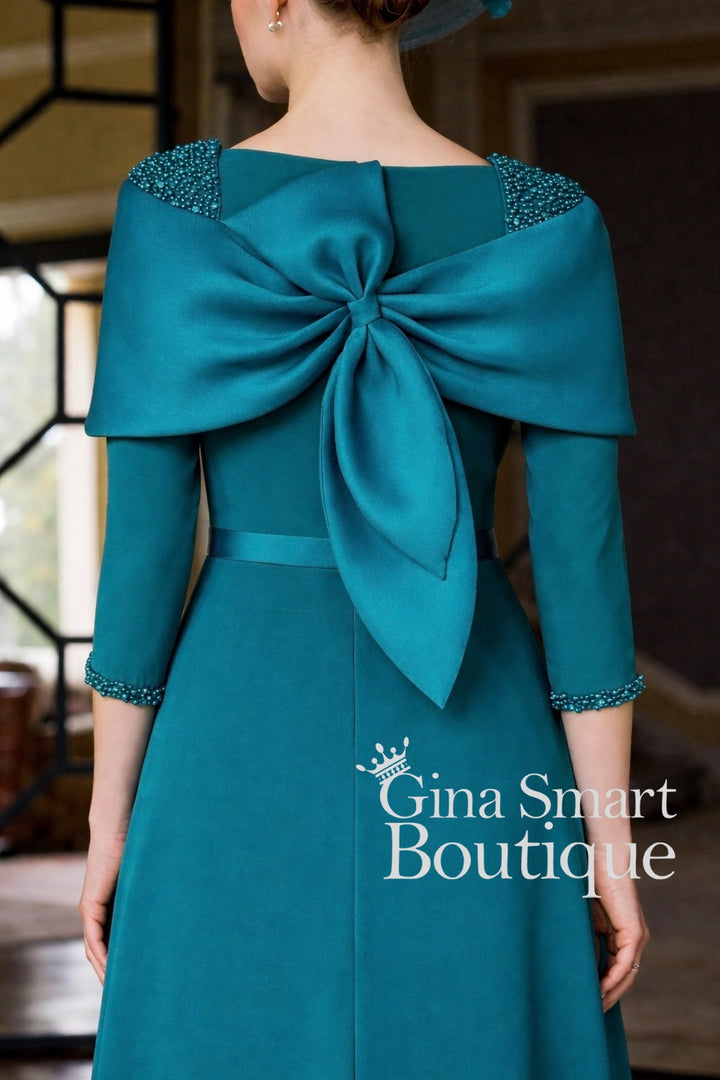 Couture Club by Rosa Clara 1GE5 Dark Jade Dress