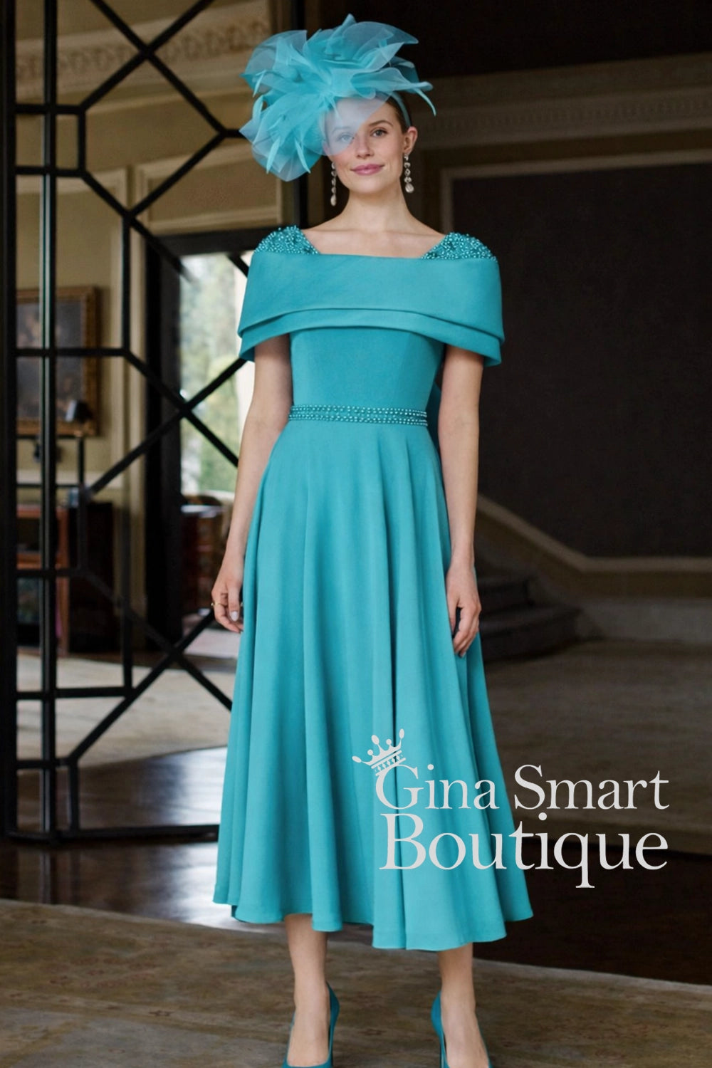 Couture Club by Rosa Clara 1GP7 Tiffany Blue Dress – ginasmartboutique