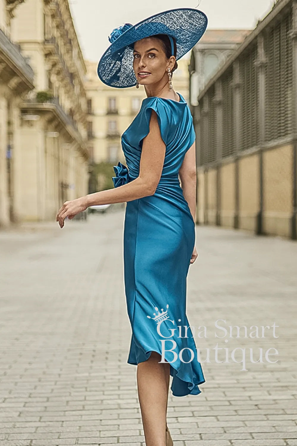 Couture Club by Rosa Clara 2G09 Petrol Dress