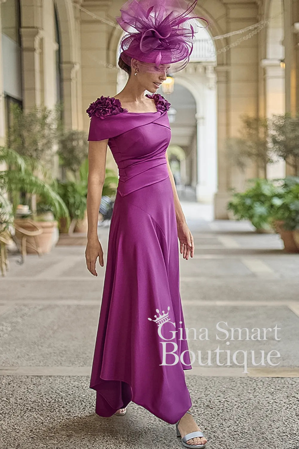 Couture Club by Rosa Clara  2G26 Eggplant Dress