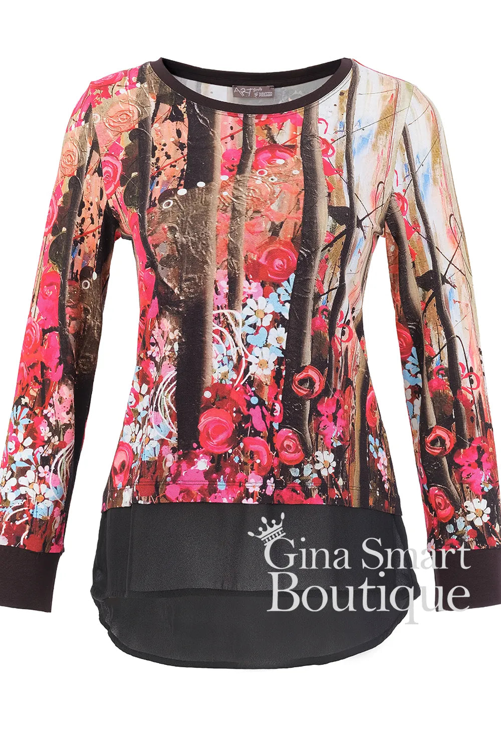 Dolcezza Floral Print Top Style 76672