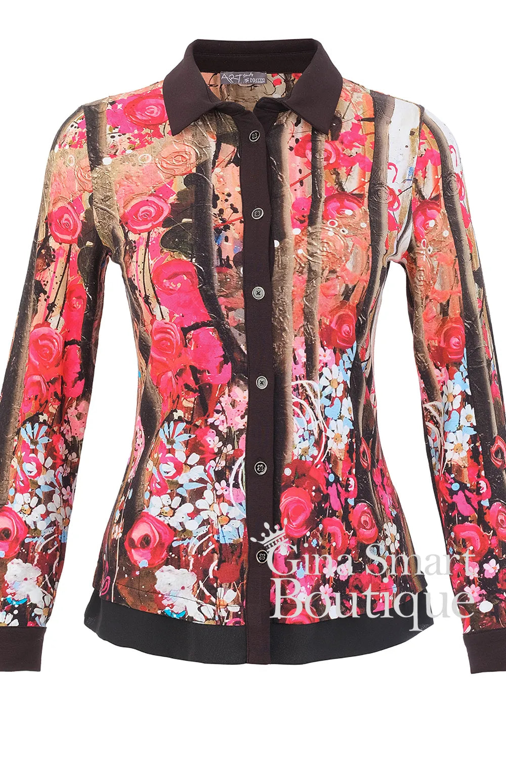 Dolcezza Floral Button Front Cardigan Style 76673
