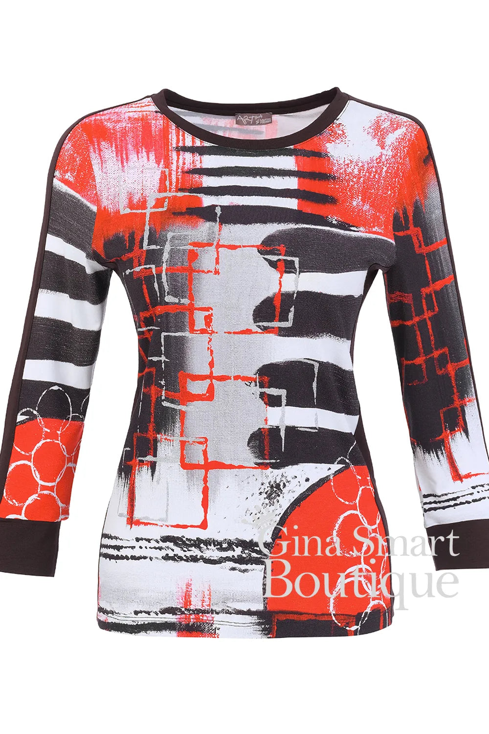 Dolcezza Abstract Geometric Top Style 76690