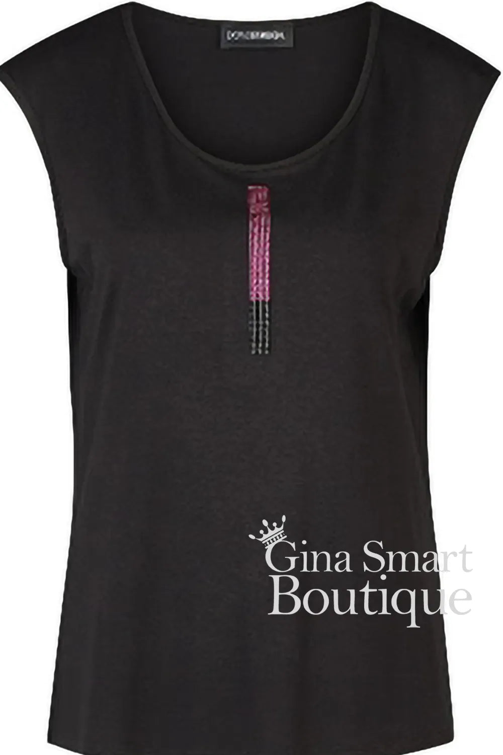Doris Streich Black T-Shirt Style 52827009
