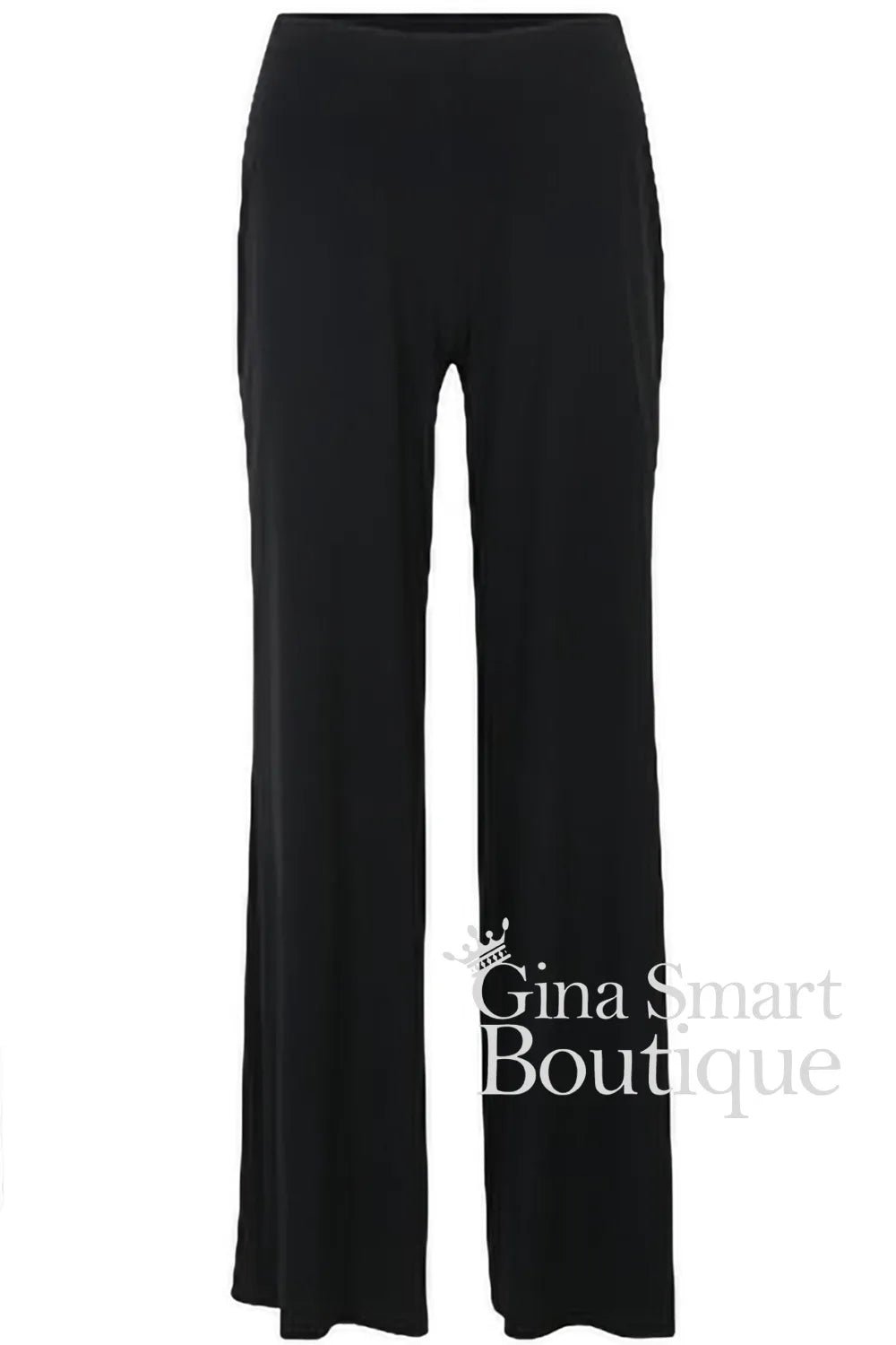 Doris Streich Black Wide Leg Trousers Style 860600 99