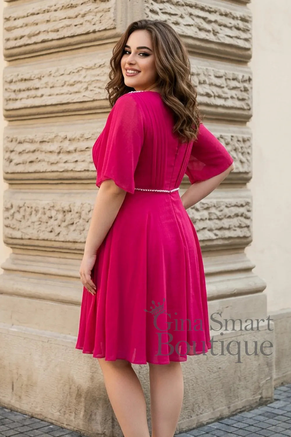 Dressed Up by Veromia DU 488K Hot Pink NON-RETURNABLE