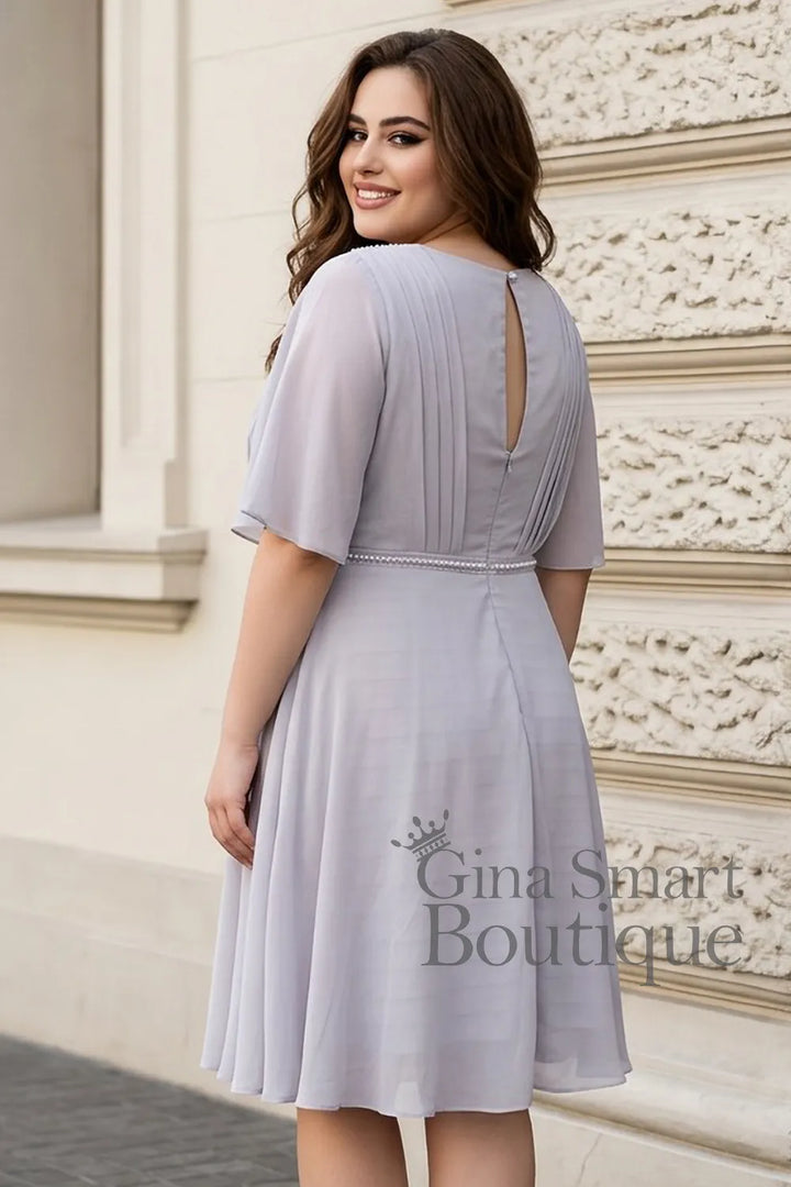 Dressed-Up-By-Veromia-DU488K-Silver-Dress NON-RETURNABLE
