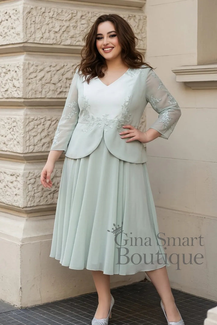 Dressed-Up-By-Veromia-DU510-Dove-Silver-Ivory-Dress NON-RETURNABLE