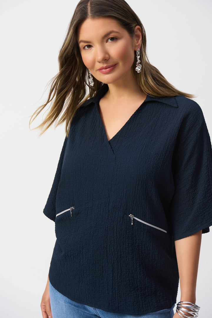 Joseph Ribkoff Midnight Blue Top Style 251165-2166