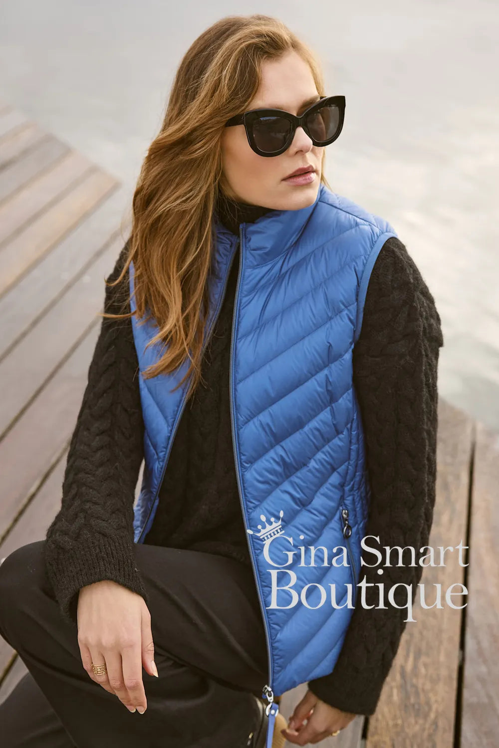 Frandsen Cornflower Down Gilet Style 529588 63