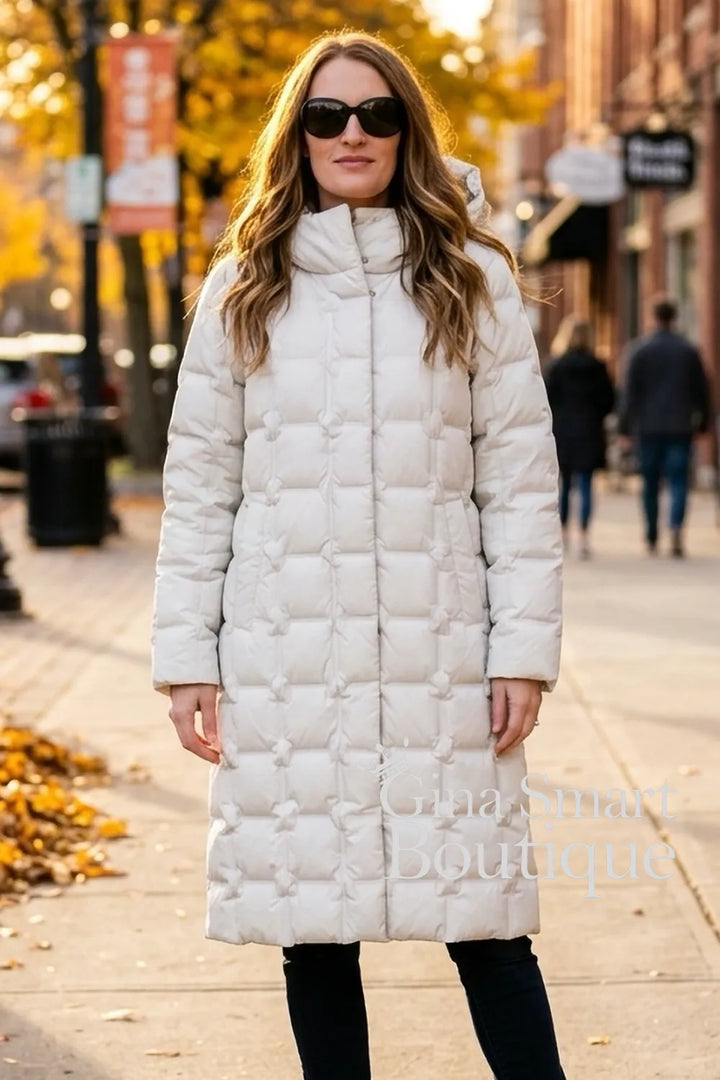 Frandsen Cream Down Coat Style 55157611